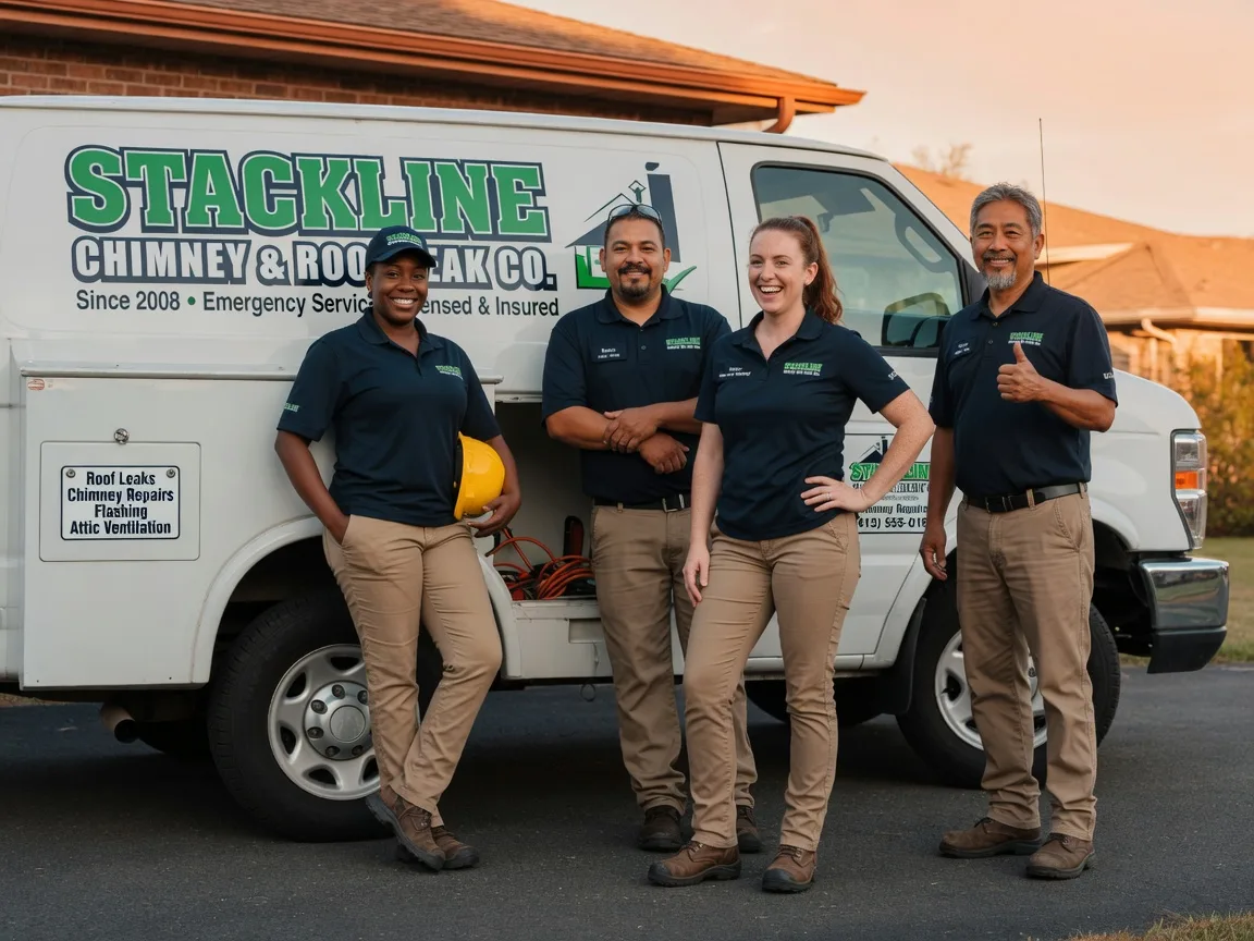 Chimney flashing repair company in Crowville, LA